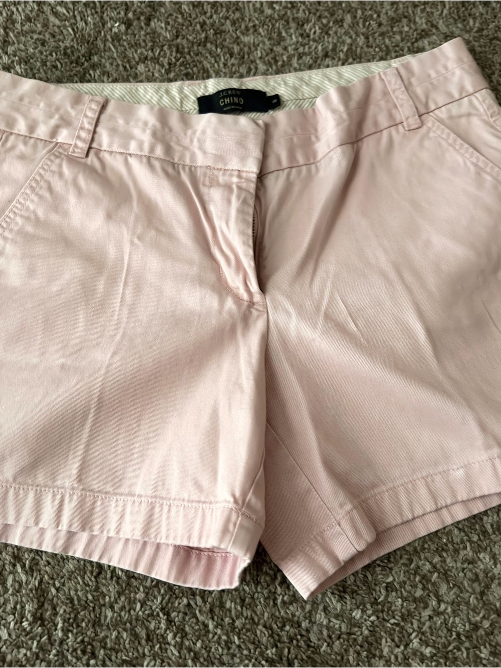 J. Crew Light Pink Chino Bermuda Shorts